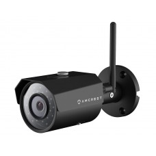 Cloud Monitor Amcrest ProHD Outdoor 3-Megapixel (2304 x 1296P) WiFi Wireless IP Security Bullet Camera 